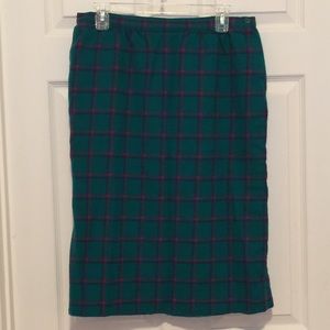 PENDLETON Wool Skirt Green size 6/8
